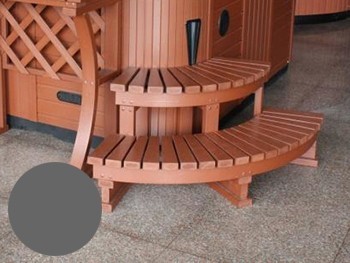 Fotografia produktu: Hanscraft Schody k vírivke Premium Guľaté rohové Šedé