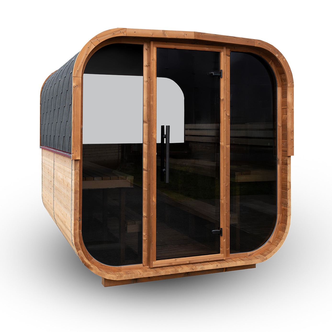 Fotografia produktu: Hanscraft Sauna QUADRA XL THERMOWOOD