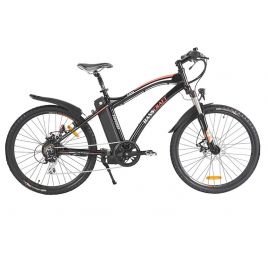 Elektrický bicykel do terénu Forester II 10Ah Čierna/Červená 2016 pevný rám