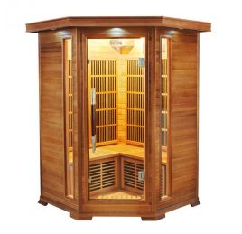 Rohová infrasauna LUXE 2-3