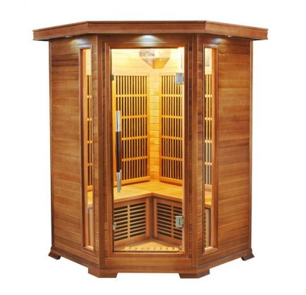 Rohová infrasauna LUXE 2-3