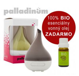 Ultrasonický aroma difuzér Palladium Šedý zvlhčovač a osviežovač vzduchu