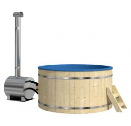 Estónsky kúpací drevený sud pre 4 osoby