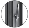 Solárna sprcha DADA CURVE 40L Antracit Inox