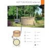 Kúpacia kaďa HOT TUB WOOD 160 EXTERNAL