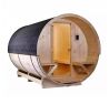 Drevená sudová sauna Hanscraft 330 pre 6 osôb s odpočinkovou kabínou