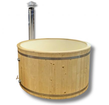 Kúpacia kaďa HOT TUB WOOD s vložkou