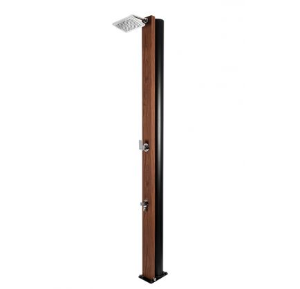 solárna záhradná sprcha natur teak 30l s oplachom nôh