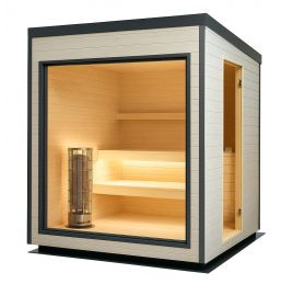 Záhradná exteriérová fínska sauna - saunový domček
