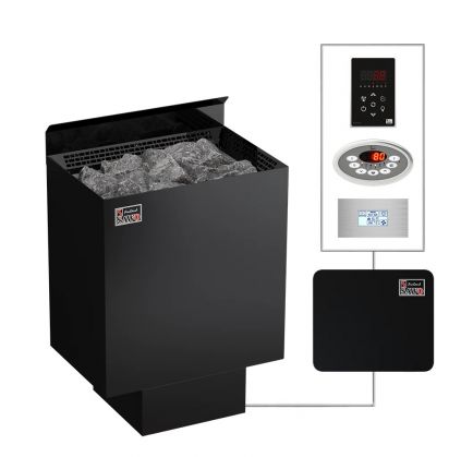 Saunová pec Nordex S Black Combi 9kW