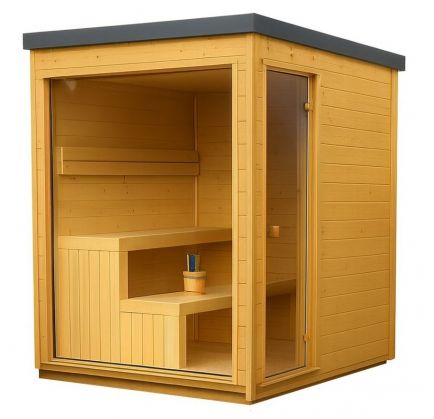 Modulová exteriérová sauna VESNA Panorama