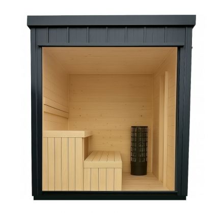 Fínska sauna Alavus Antracit