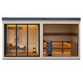 Fínska sauna Alavus s odpočívarňou