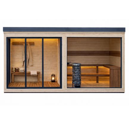 Fínska sauna Alavus s odpočívarňou